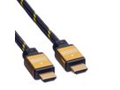 ROLINE GOLD HDMI High Speed Kabel mit Ethernet, 5 m