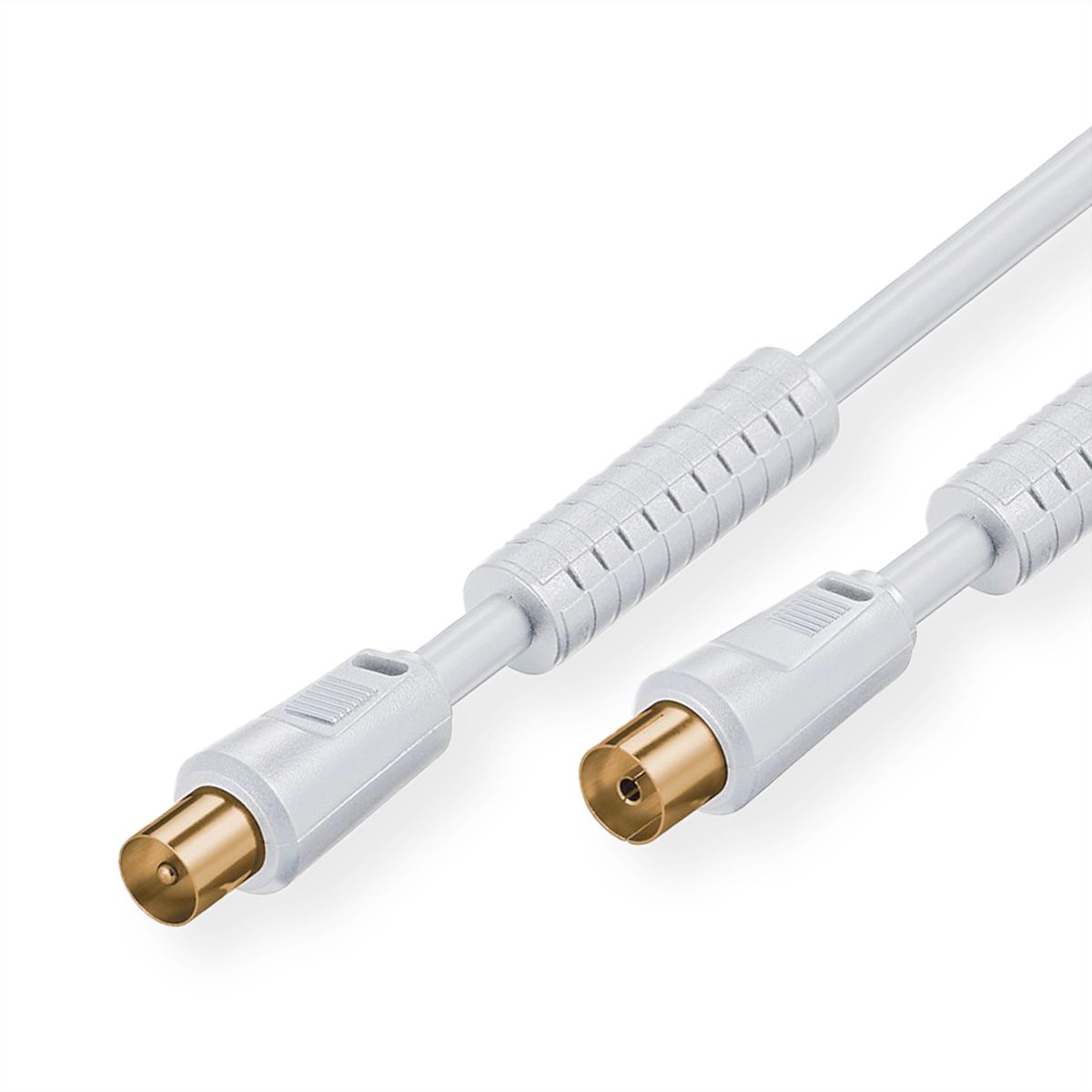Value Antennenkabel Mit Ferrite St Bu Weiss 2 5 M Secomp Gmbh