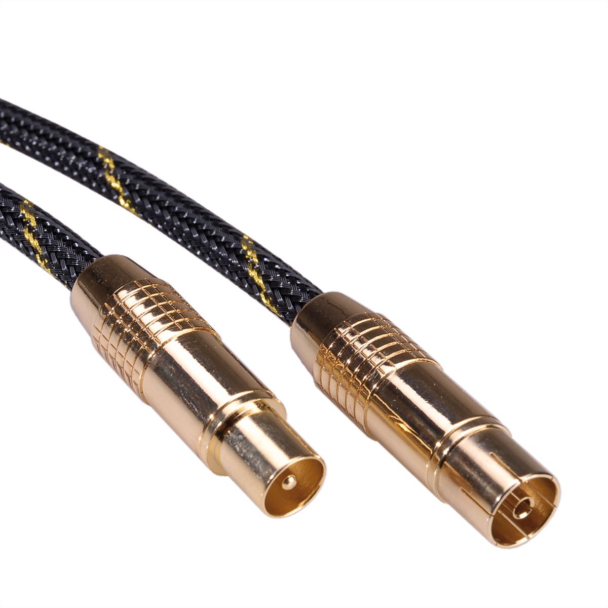 ROLINE GOLD Antennenkabel Stecker / Buchse, 2,5 m, Retail Blister - SECOMP  GmbH