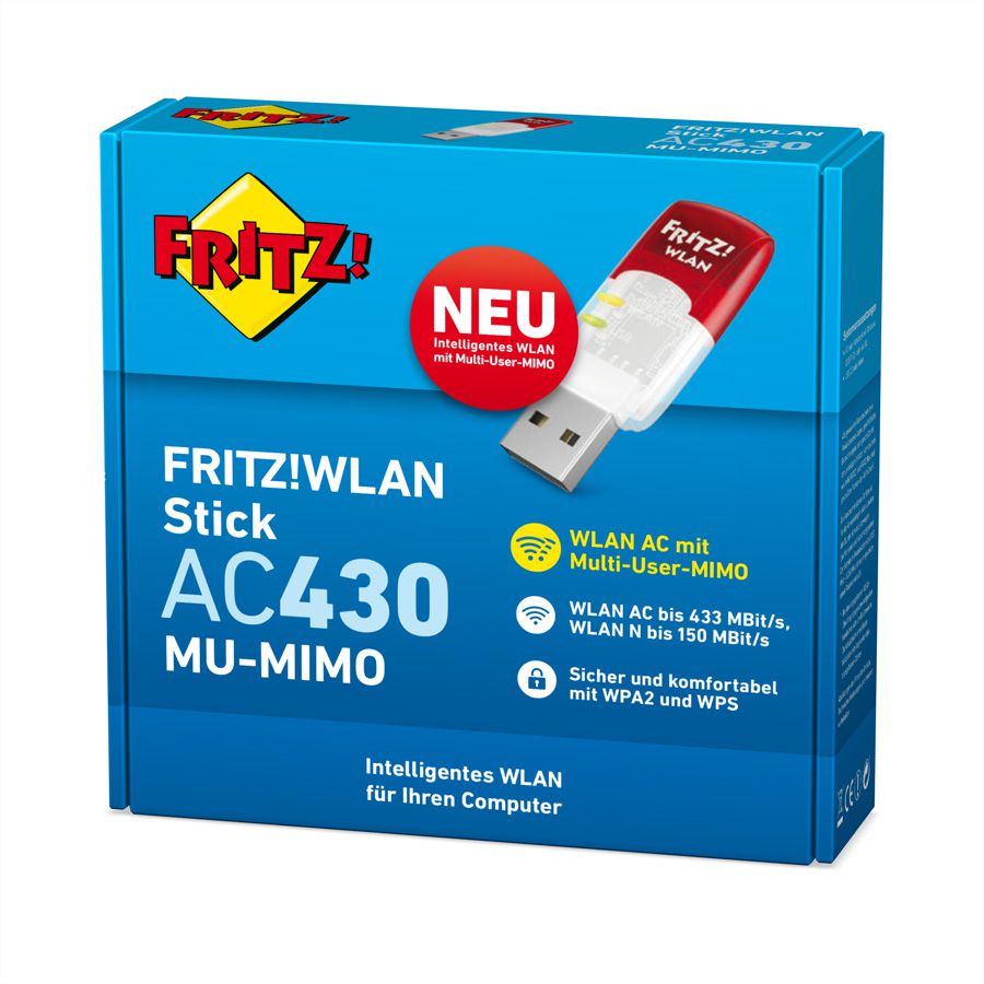 AVM FRITZ!WLAN USB Stick AC 430 Mu-Mimo - SECOMP GmbH