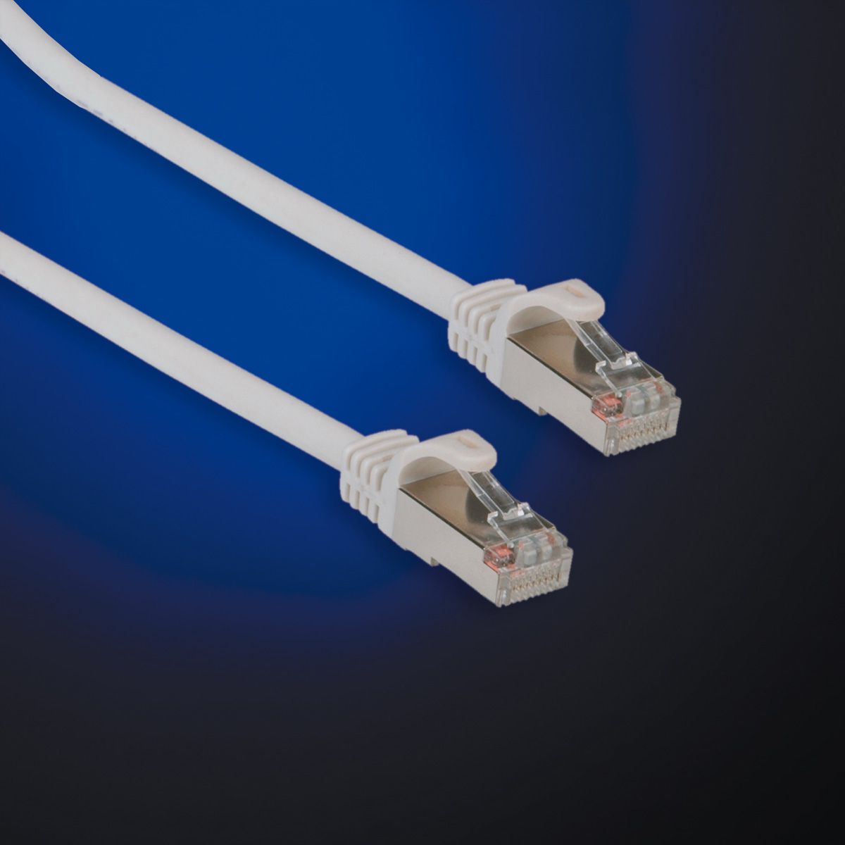 VALUE Patchkabel Cat.6 S/FTP 1m Blau - Geschirmtes Netzwerkkabel