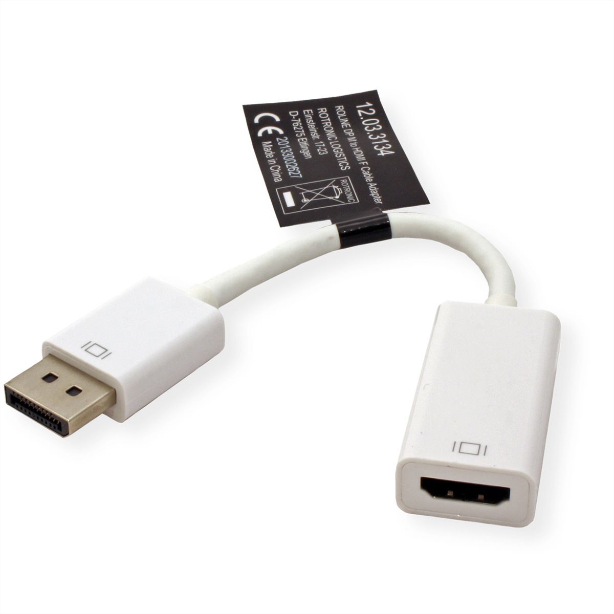 ROLINE DisplayPort-HDMI Adapter, DP Stecker-HDMI Buchse - SECOMP GmbH