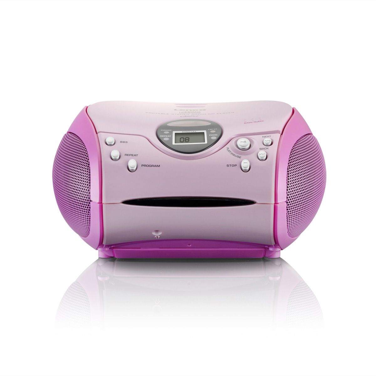 Lenco SCD24 pink Stereo UKW radio mit CDPlayer GmbH