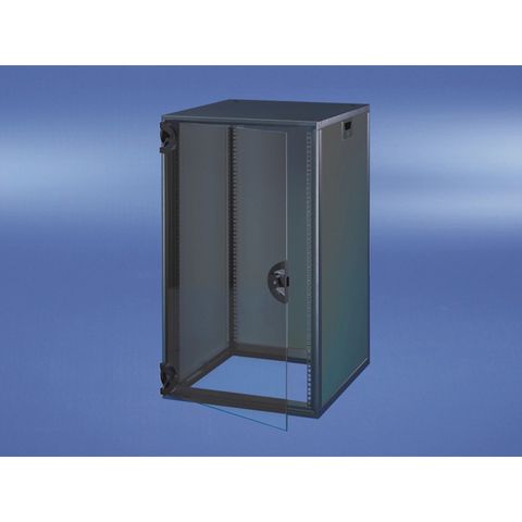 SCHROFF 19"-Schrank, mit Rauchglastür und Rückwand - NOVASTAR 12HE 553B