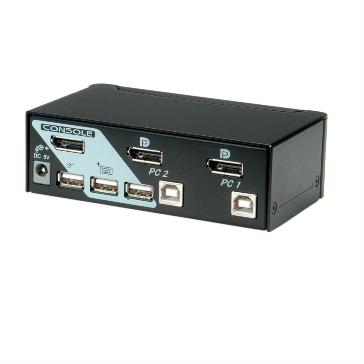 ROLINE DisplayPort USB 2.0 KVM Switch, 1 User 2 PC GmbH