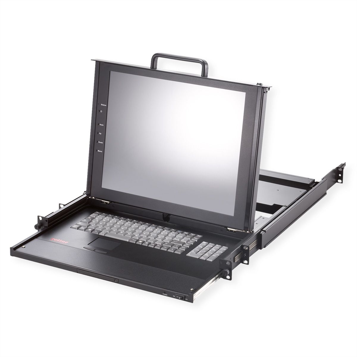 ROLINE 19"-KVM-Konsole, 43 cm (17") TFT (16:9), DVI-I, USB+PS/2, CH