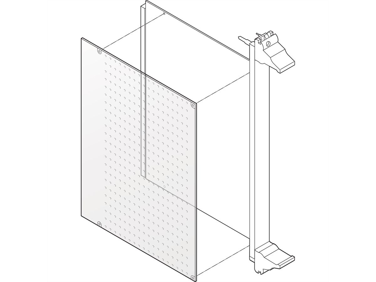 SCHROFF Lötseitenabdeckungen (Solder Side Cover) - LEITERPLATTENABDECK.6HE 80T