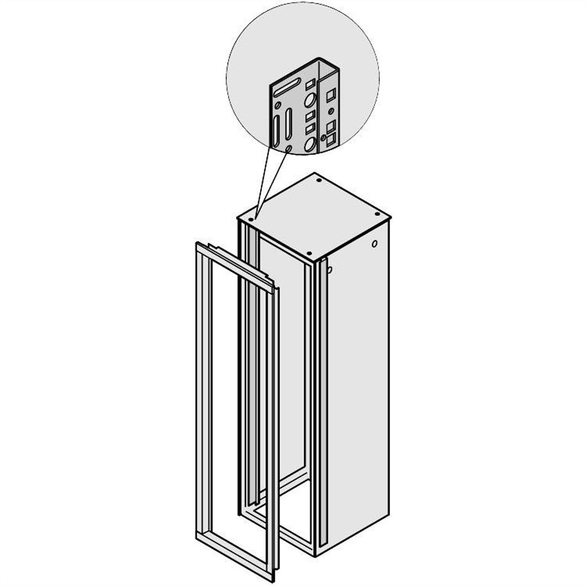 SCHROFF Adaptionswinkel - ADAPTIONSWINK. 47HE 7035 2ST