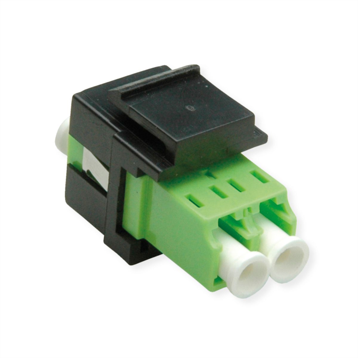 ROLINE Keystone LWL-Adapter LC/LC Duplex, Multimode, OM5