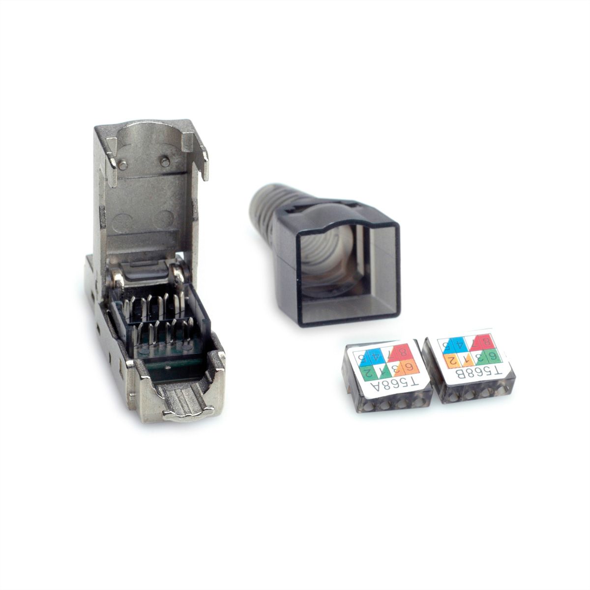 VALUE feldkonfektionierbarer RJ-45 Stecker, Cat.6 (Class E), STP