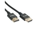 ROLINE 8K HDMI Ultra HD Kabel mit Ethernet, Slim, ST/ST, schwarz, 2 m