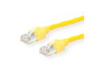 KERPEN Patchkabel Cat.5e (Class D) SF/U, MegaLine D1-20, gekreuzt, gelb, 0,5 m