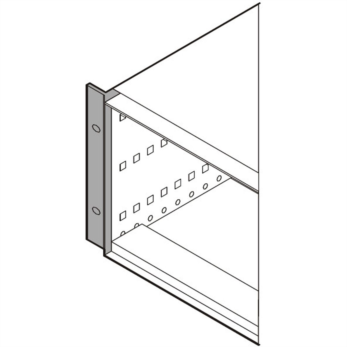 SCHROFF 19"-Befestigungswinkel zum Umrüsten - RATIOP.PRO 19"WINKEL 4/5HE