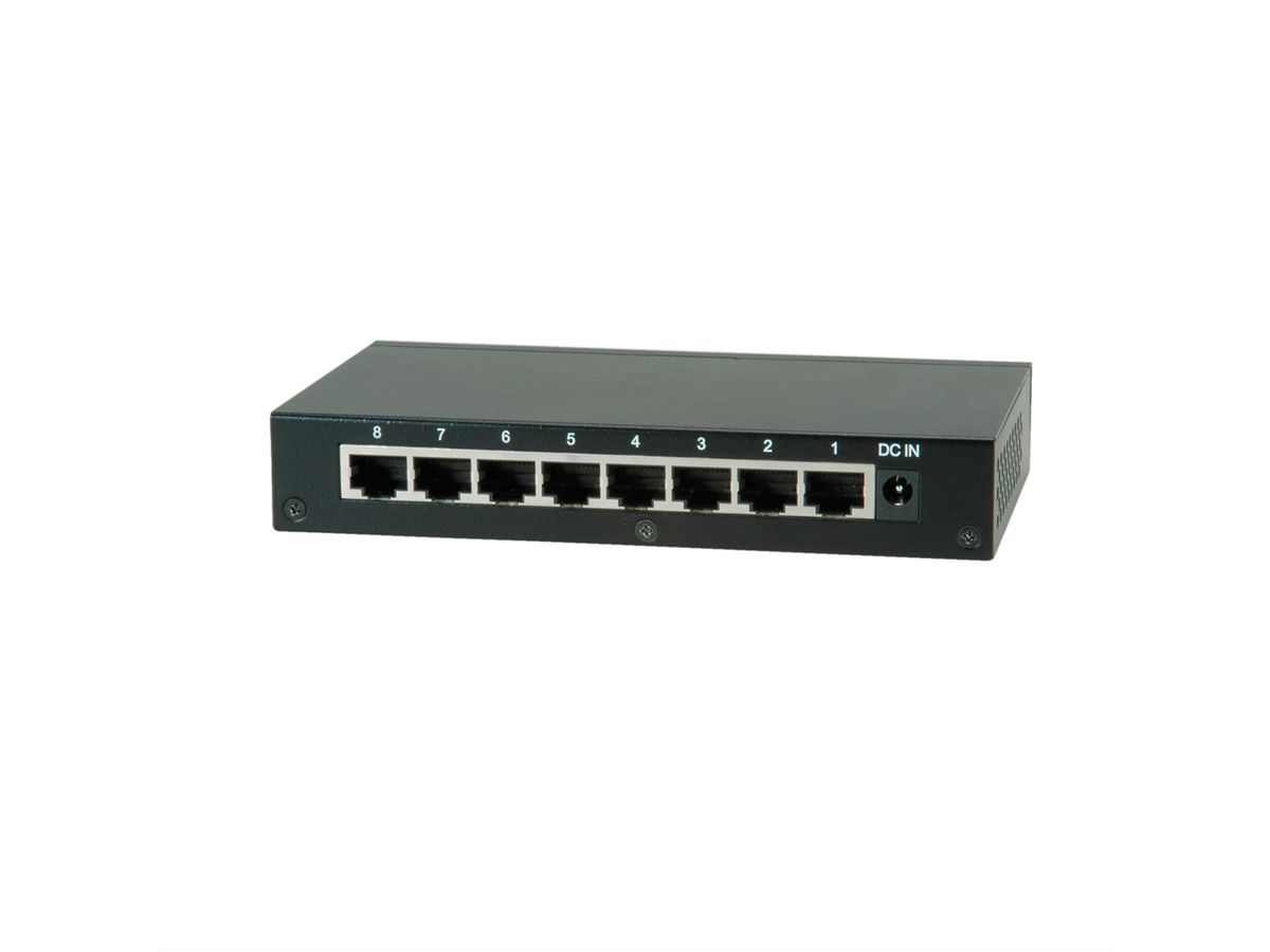 ROLINE Gigabit Ethernet Switch, 8 Ports