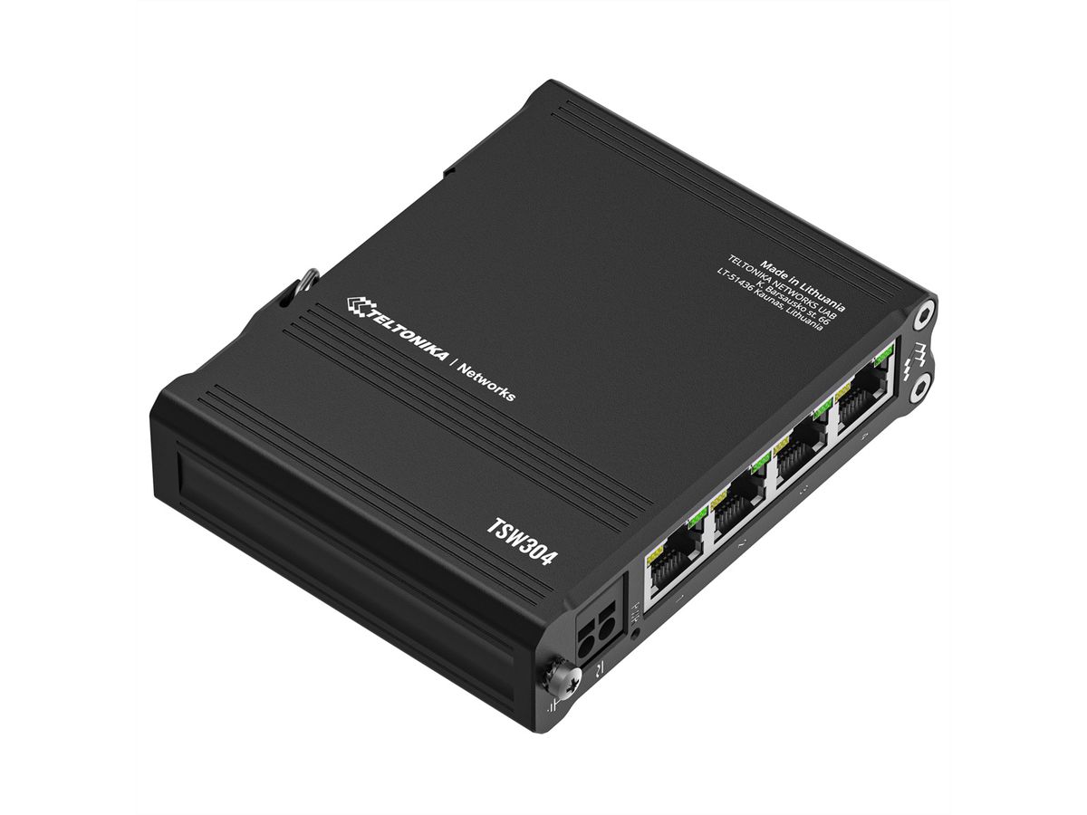 TELTONIKA TSW304 Gigabit Switch DIN Rail