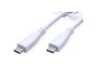 VALUE USB 3.2 Gen 2 Kabel, C-C, ST/ST, 10Gbit/s, Emark, 100W, weiß, 1 m