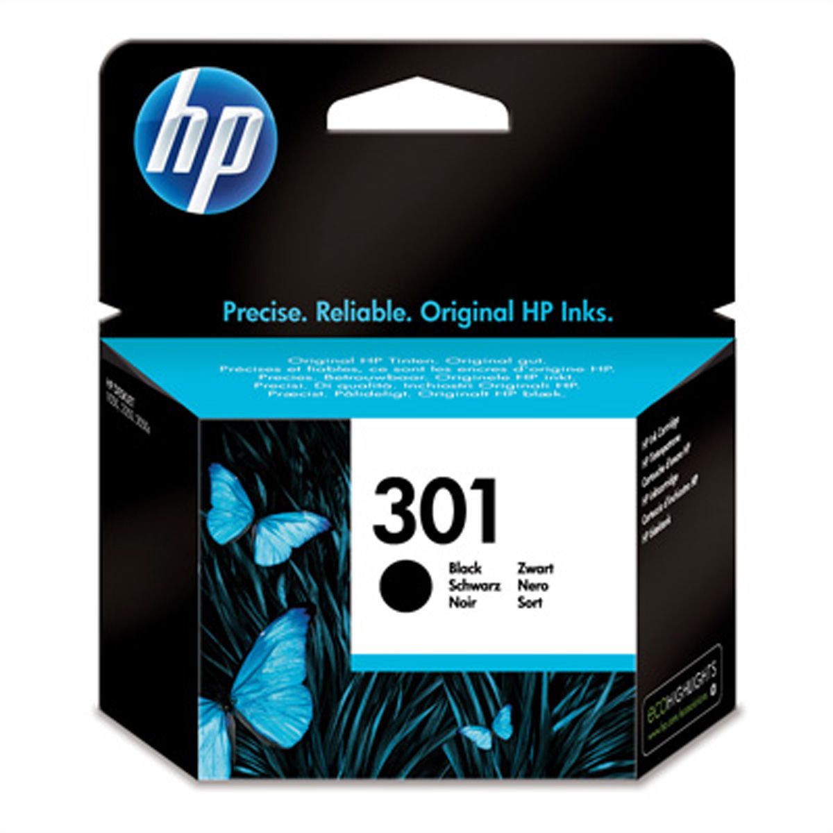 HP CH561EE Tintenpatrone schwarz, 3ml, 190 Seiten für DeskJet 1000 /1050 / 2050AIO / 3000 / 3050AIO
