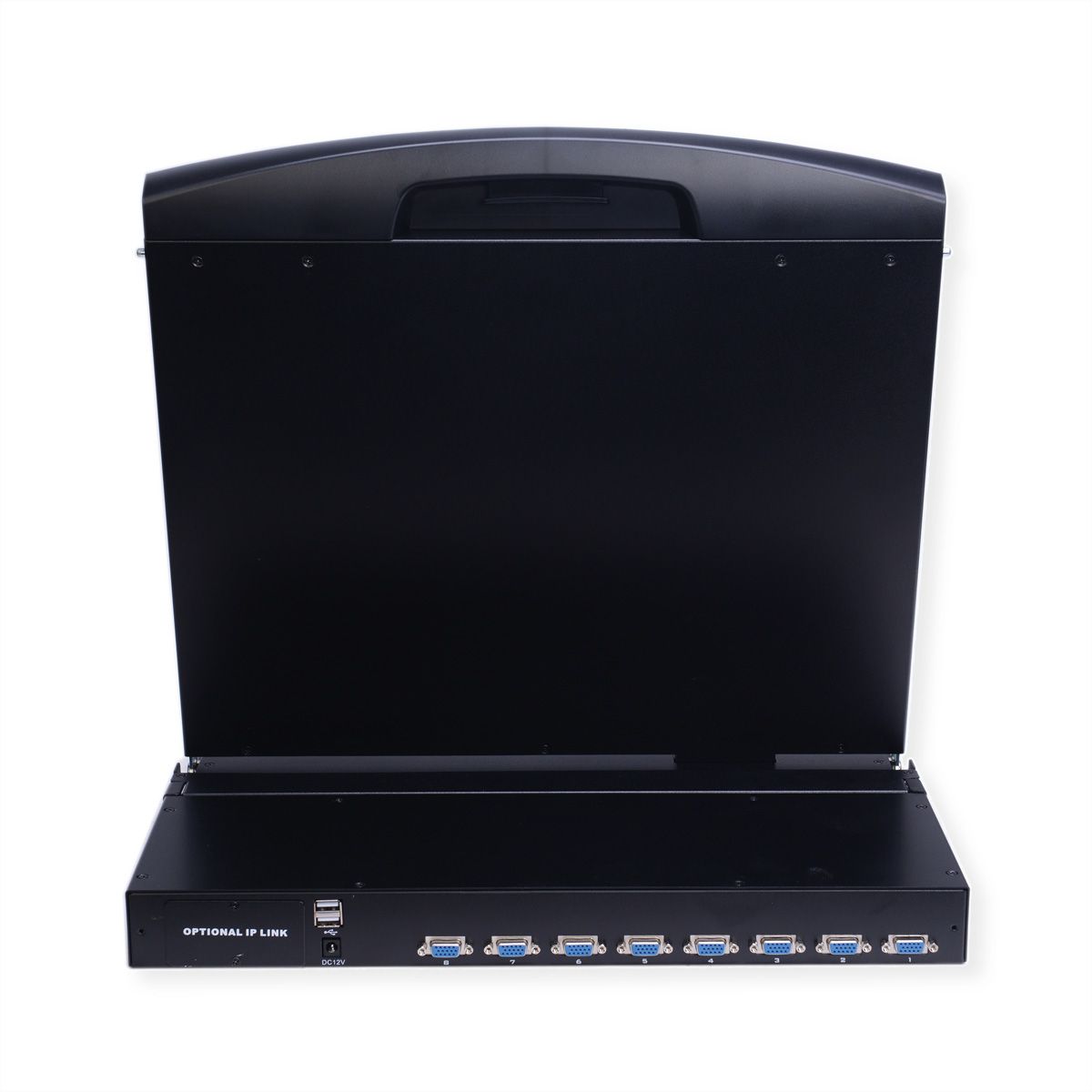 VALUE 19-Zoll-KVM-Switch, 8-Port, 48 cm (19") TFT (16:9), VGA, USB, DE-Layout