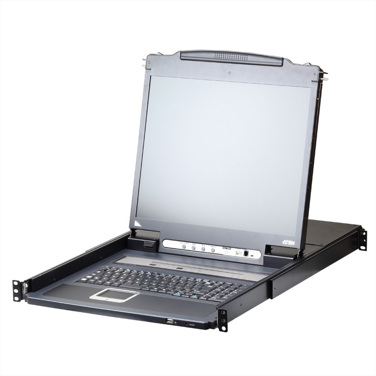 ATEN CL5708iM LCD KVM Switch Over IP, USB-PS/2,VGA , 8-Port, ES-Layout