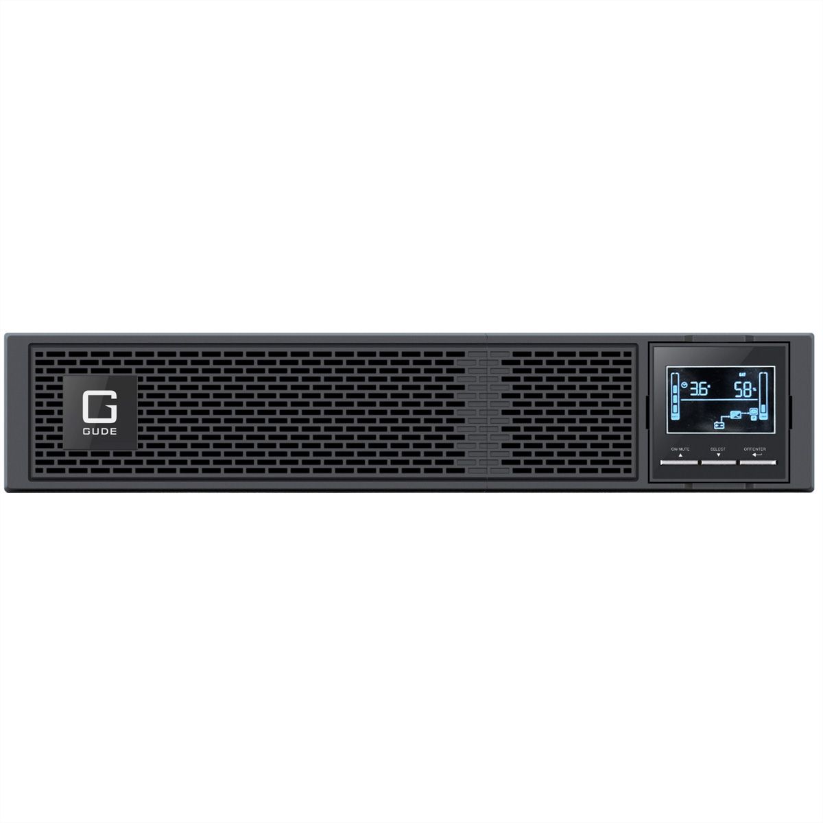 GUDE EPB 8810-1 USV 1000VA UPS Backup Tower/RM, schwarz