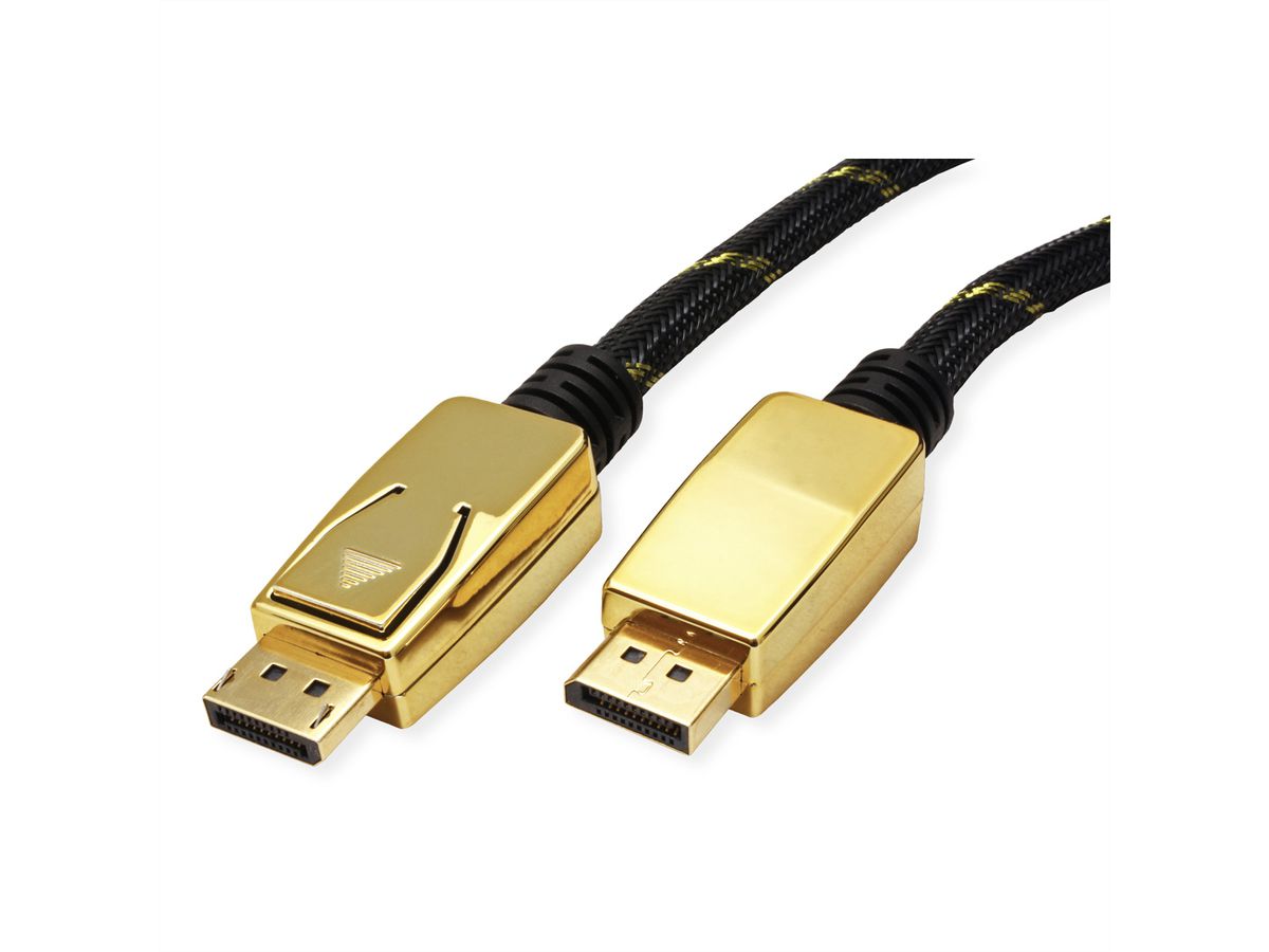 ROLINE GOLD DisplayPort Kabel, v1.4, DP ST - ST, 2 m