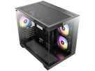 ANTEC CX600M ARGB B Micro-ATX Tower Gaming PC Gehäuse, schwarz