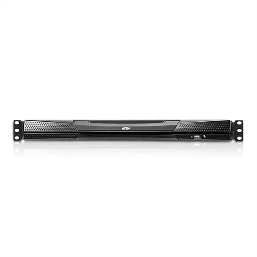 ATEN KL1516AiN KVM Over-IP Switch, 48cm TFT, VGA, PS/2-USB über Kat 5, 16 Ports, DE-Layout