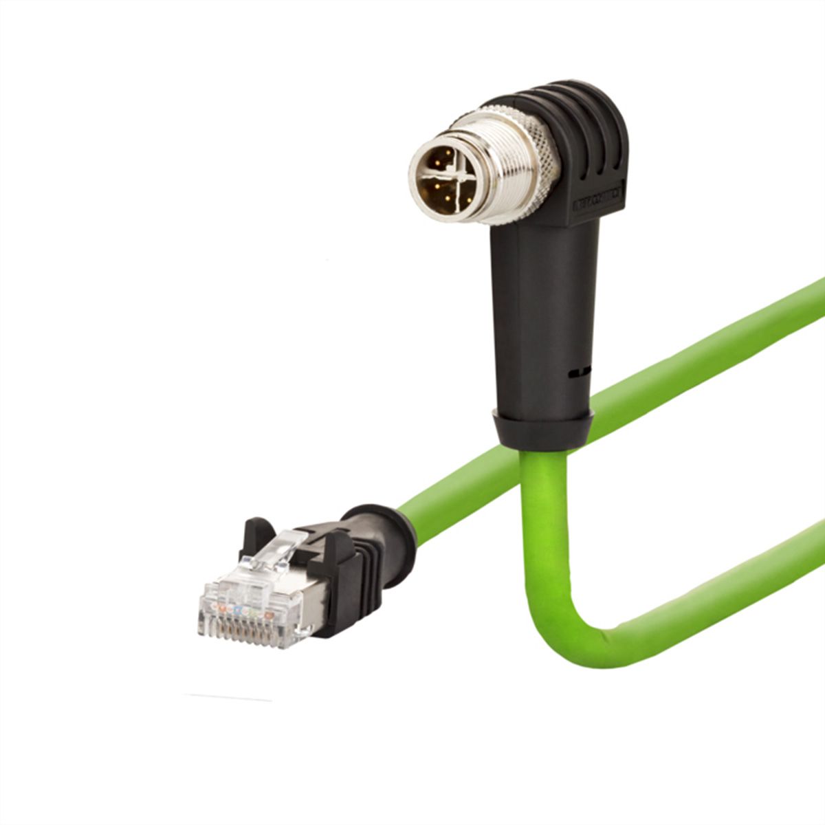 METZ CONNECT Verbindungsleitung M12 ST-RJ45 ST, 8-pol X-kodiert 