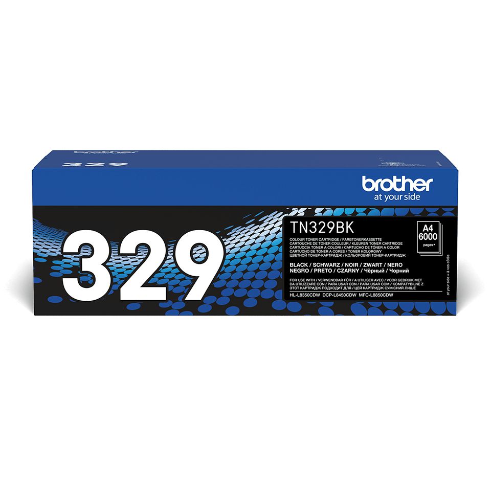 Brother TN-329BK Tonerkartusche 1 Stück(e) Original Schwarz