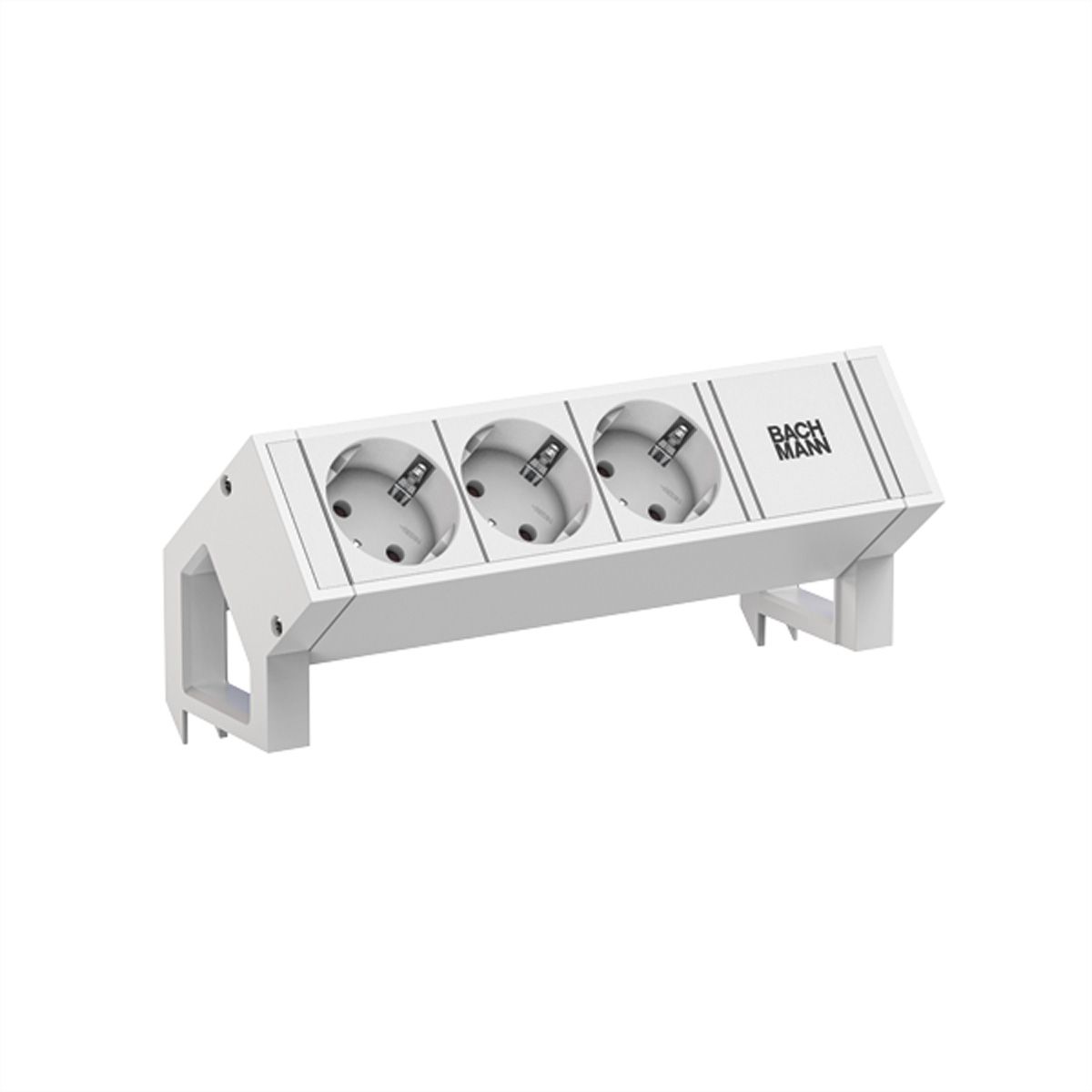 BACHMANN DESK2 white 3xCEE7/3 0,2m GST18 RAL9010