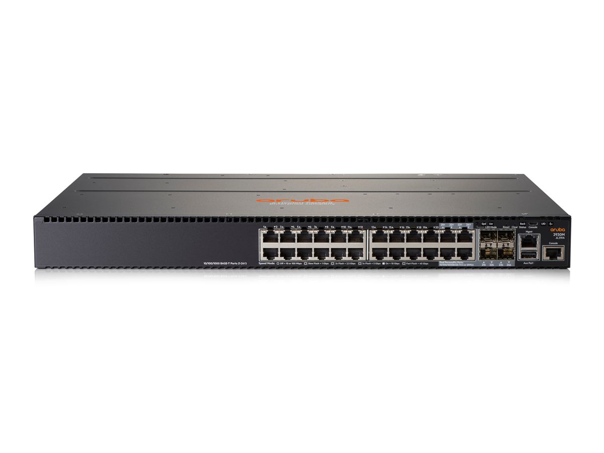 Hewlett Packard Enterprise Aruba 2930M 24G 1-slot Managed L3 Gigabit Ethernet (10/100/1000) Grau 1U