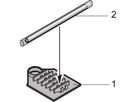 SCHROFF Spleisshalter - SPLEISSHALTER NTS 10STK