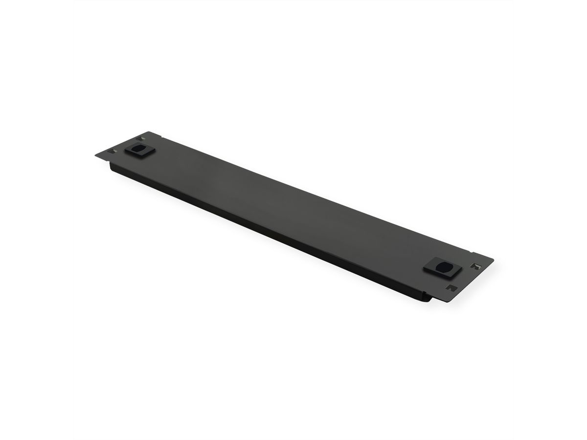ROLINE 19"-Blindplatte Snap-in, 2 HE, schwarz