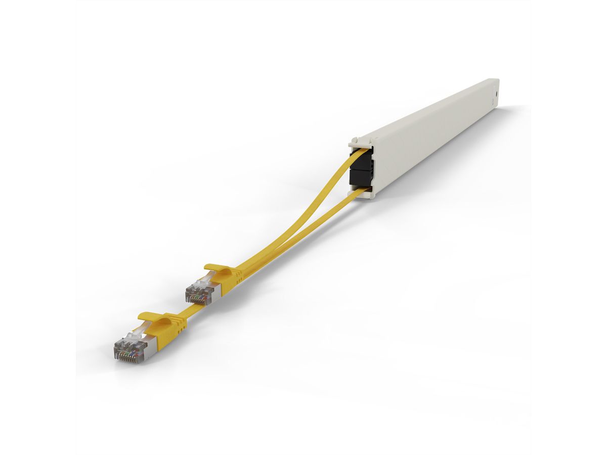 patchbox.one Kassette 46RU STP gelb Cat.6a 2,5m