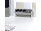 BACHMANN DESK2 3x Schutzkontakt GST18 Inox