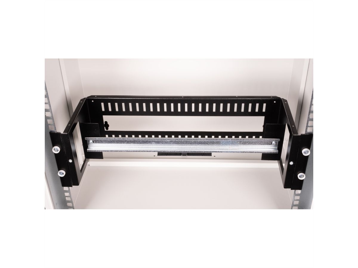 ROLINE 19-Zoll Hutschienenträger 3 HE, 133x482x123 HxBxT