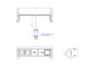 BACHMANN DESK2 2xSchutzkontakt USB C, USB Charger 30W 1xABD 0,2m GST18 weiss