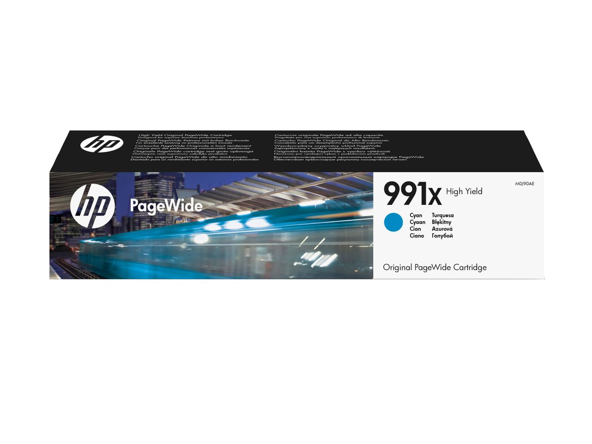 HP 991X Cyan Original PageWide Patrone mit hoher Reichweite