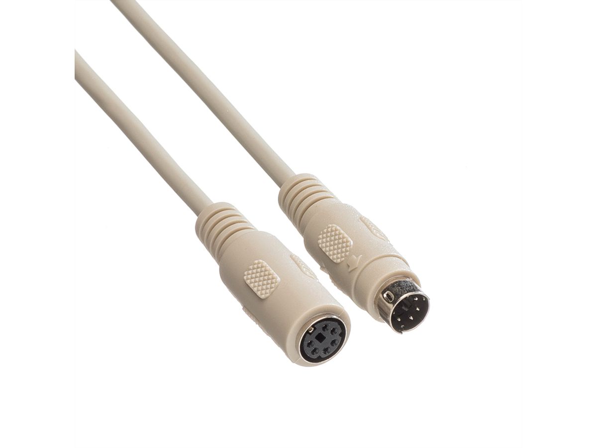 ROLINE Tastatur-Kabel-PS/2 ST/BU, 6 m