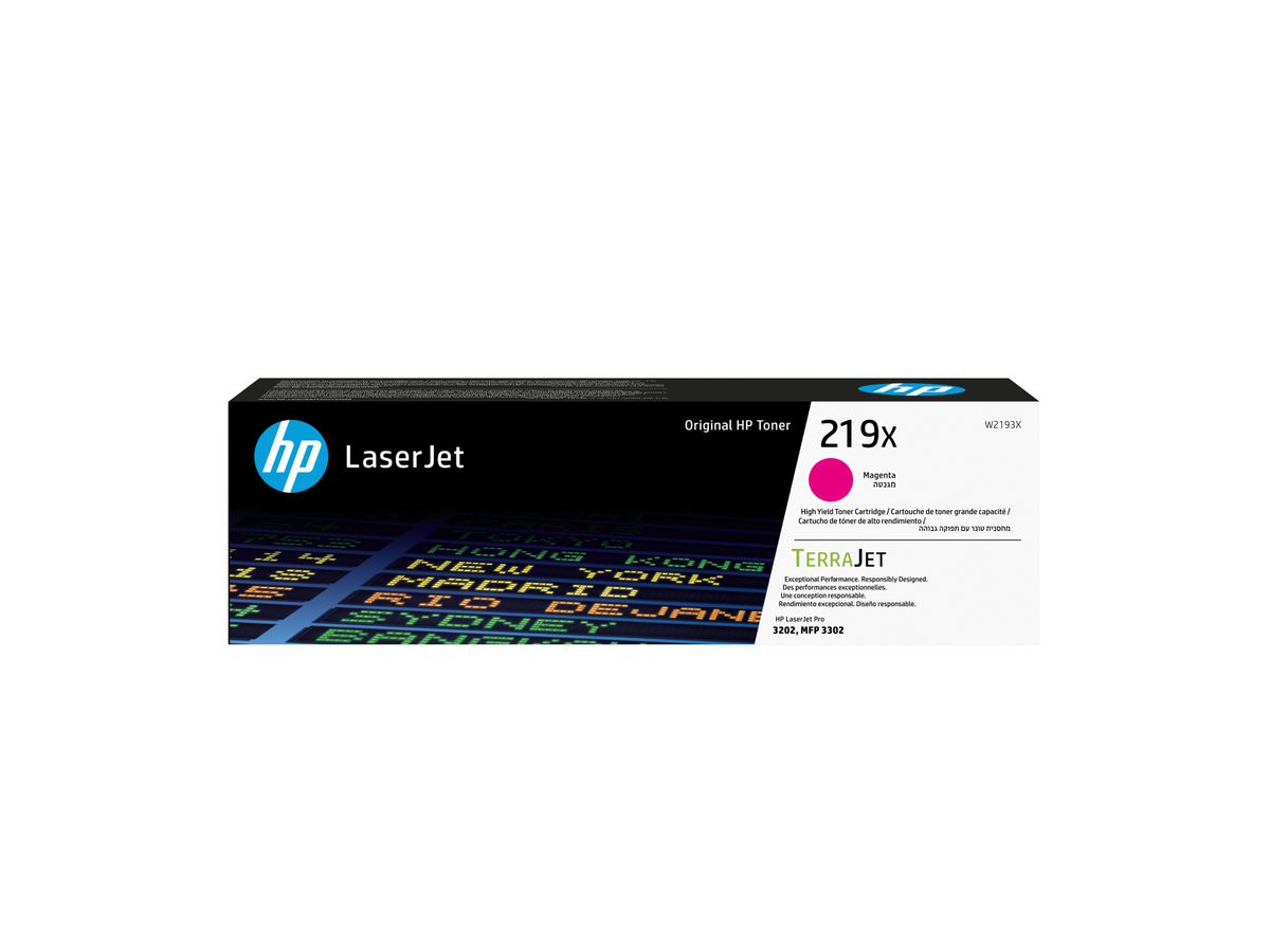 HP 219X Magenta Original LaserJet-Tonerkartusche mit hoher Reichweite