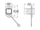 METZ CONNECT Industry IP67 V14 Einbaubuchse, Normbefestigung