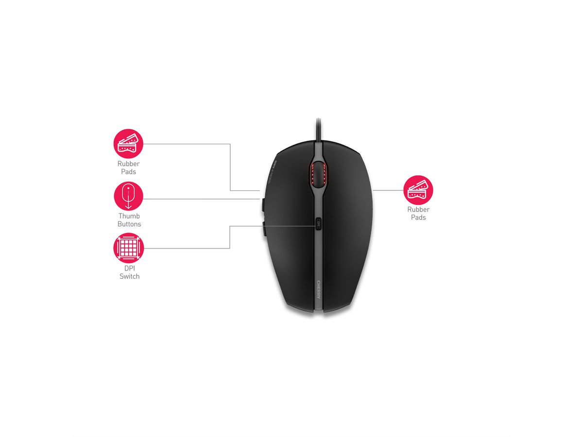 CHERRY Gentix 4K Corted Mouse