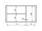 SCHROFF Gemischter Ausbau als Bausatz - AUSBAUSATZ 6HE/3HE 20TE