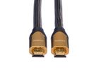 ROLINE 4K PREMIUM HDMI Ultra HD Kabel mit Ethernet, ST/ST, schwarz, 4,5 m