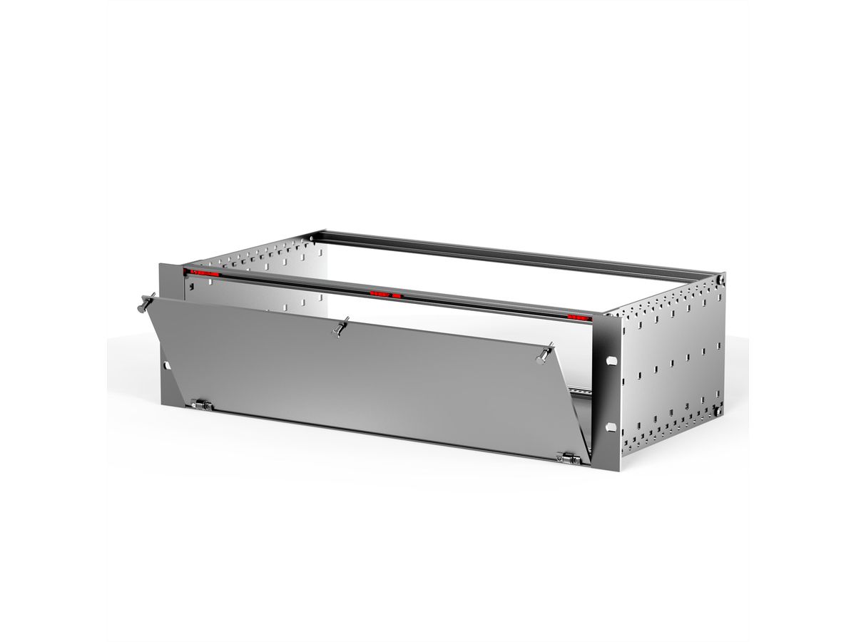 SCHROFF Frontplatte, klappbar - FRONTPLATTE KLAPPB.4HE 63TE