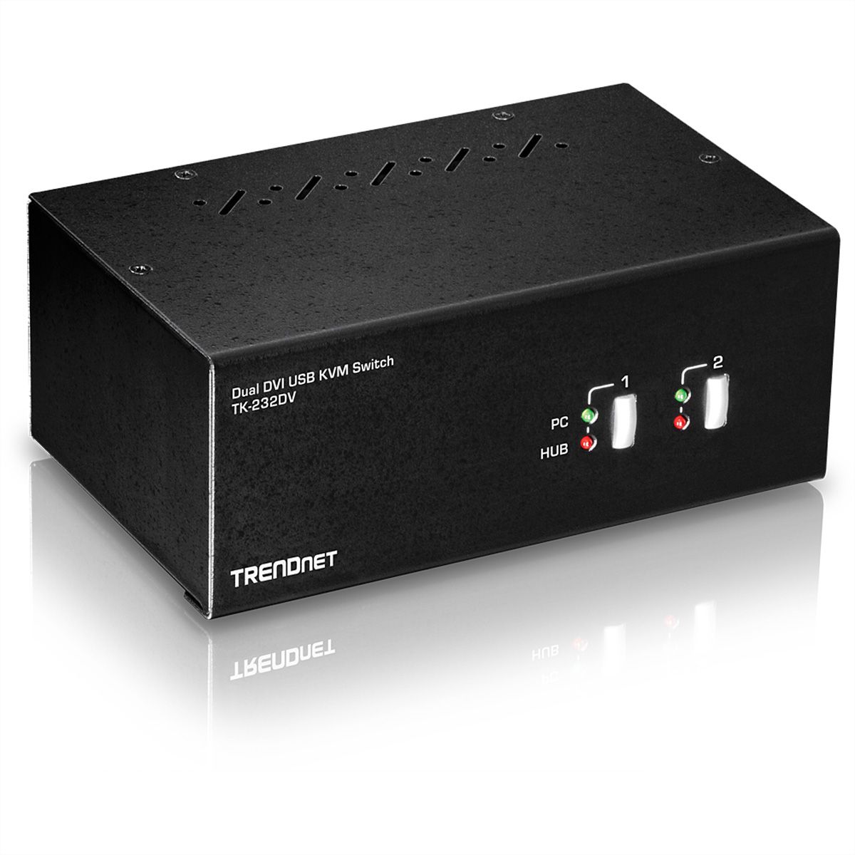 TRENDnet TK-232DV DVI KVM Switch 2-Port Dual Monitor
