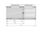 SCHROFF ABDECKBL.R 84TE 235T220(2ST)