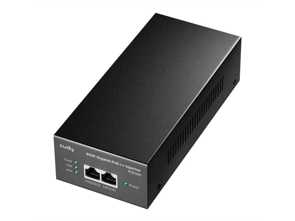 CUDY POE300 60W Gigabit PoE+ Injektor