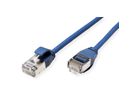 ROLINE U/FTP DataCenter Patchkabel Kat.6A (Class EA), LSOH, slim, blau, 2 m