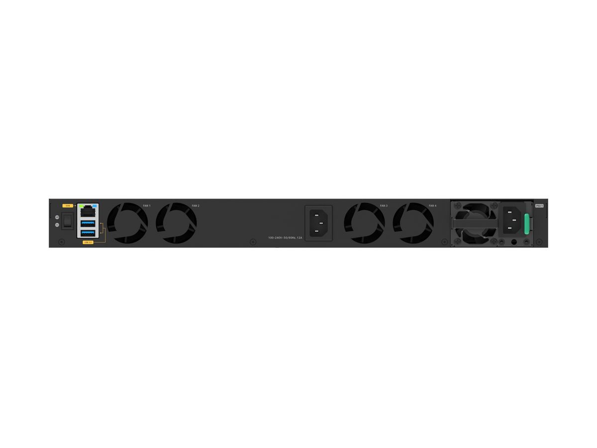 NETGEAR M4350-24X4V Managed L3 10G Ethernet (100/1000/10000) Power over Ethernet (PoE) 1U Schwarz